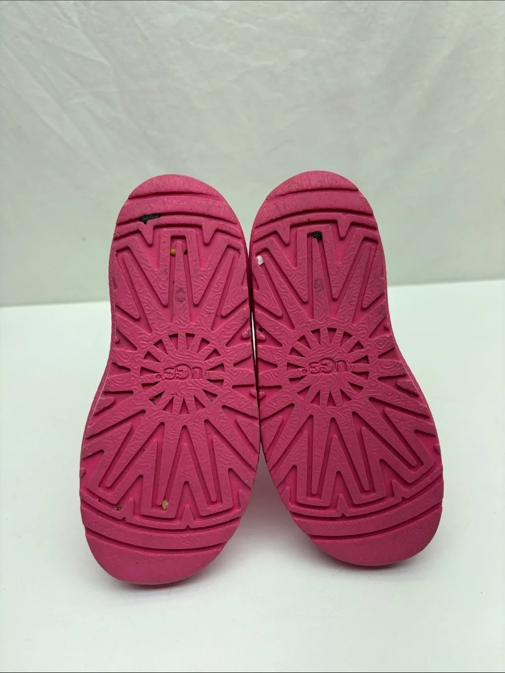 UGG Kids Pink Waterproof Rain Boots, SZ 8 toddler girl, 1(BA)